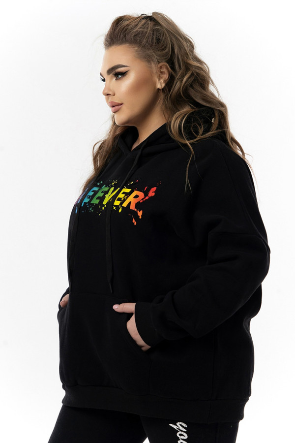 Women's sweatshirt Freever WF 5409 black, Фото №6- freever.ua