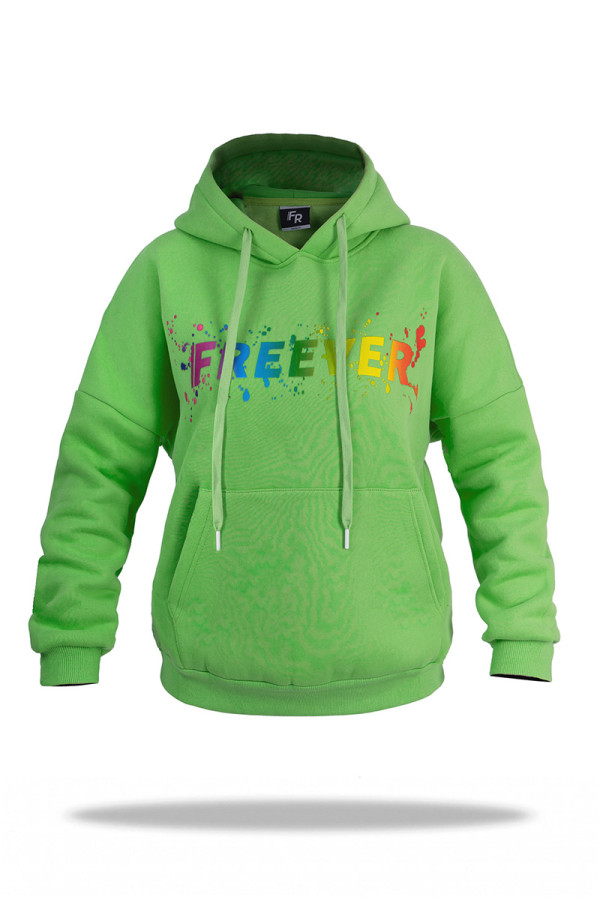 Women's sweatshirt Freever WF 5409 green