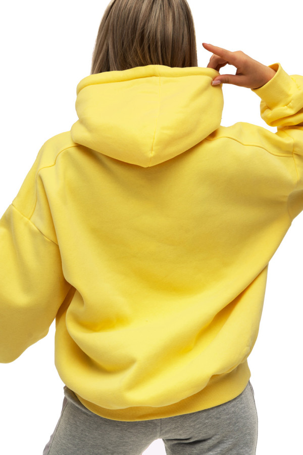 Women's hoodie Freever UF 5410 yellow, Фото №4- freever.ua