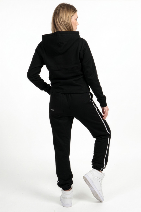 Women's warm tracksuit Freever NF 5416-5823 black, Фото №6- freever.ua
