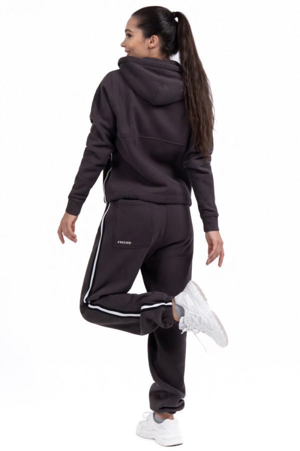 Women's warm tracksuit Freever NF 5416-5823 gray, Фото №5- freever.ua