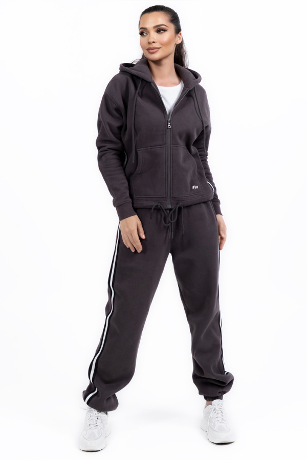 Women's warm tracksuit Freever NF 5416-5823 gray