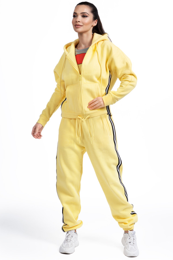 Women's warm tracksuit Freever NF 5416-5823 yellow