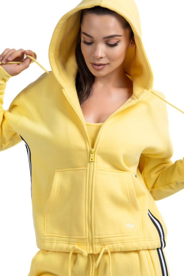 Women's warm tracksuit Freever NF 5416-5823 yellow, Фото №3- freever.ua