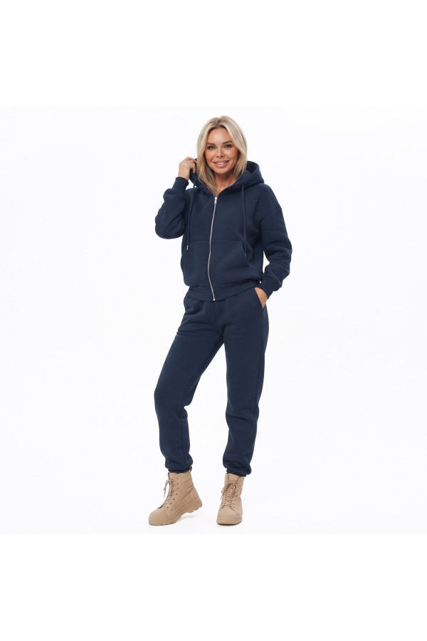 Women's warm tracksuit Freever NF 5417-5824 dark blue