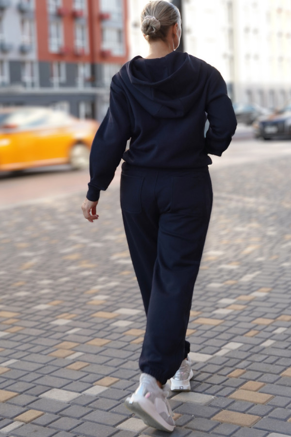 Women's warm tracksuit Freever NF 5417-5824 dark blue, Фото №5- freever.ua