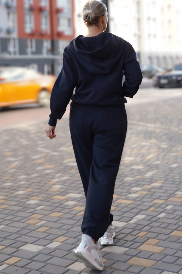 Women's warm tracksuit Freever NF 5417-5824 dark blue, Фото №5- freever.ua