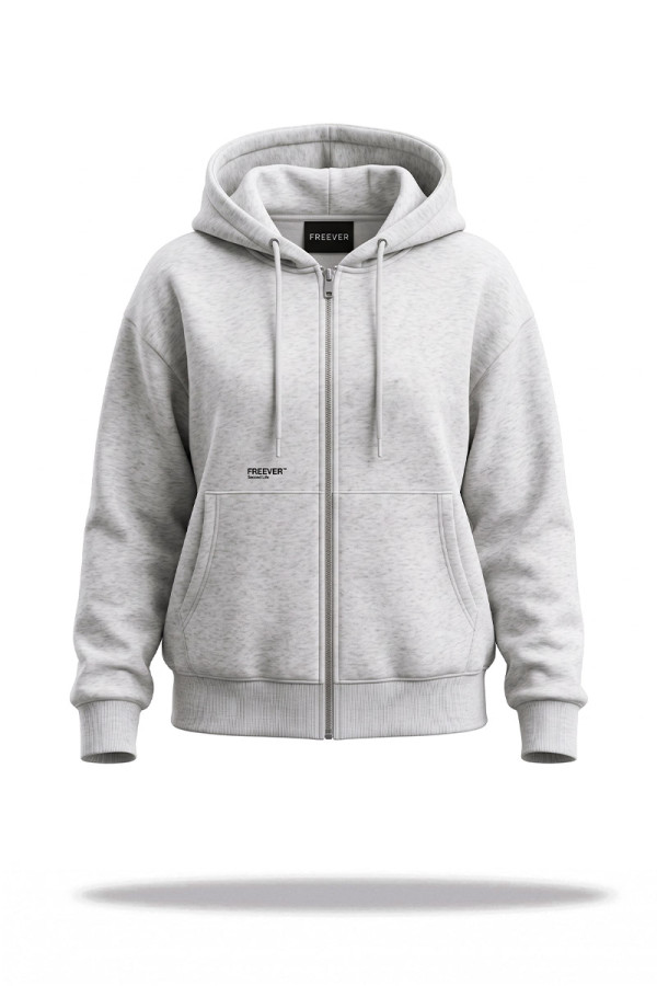 Sports Sweatshirt Women's Freever JF 5420 Grey, Фото №2- freever.ua