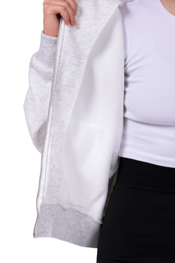 Sports Sweatshirt Women's Freever JF 5420 Grey, Фото №3- freever.ua