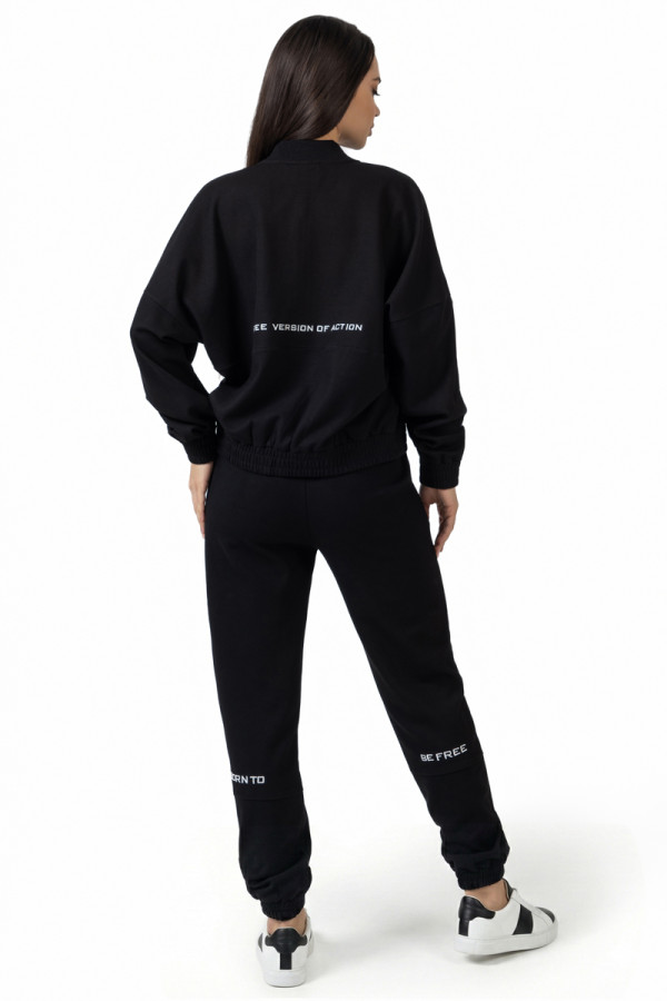 Women's Freever NF 5513-5913 black tracksuit, Фото №4- freever.ua