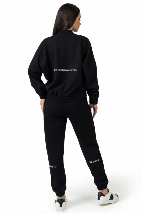 Women's Freever NF 5513-5913 black tracksuit, Фото №8- freever.ua