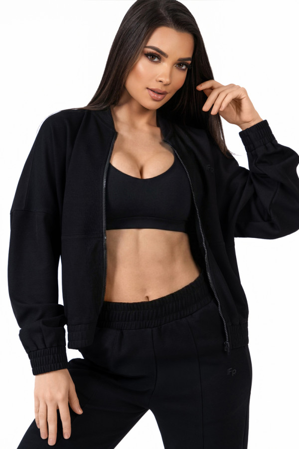Women's Freever NF 5513-5913 black tracksuit, Фото №2- freever.ua
