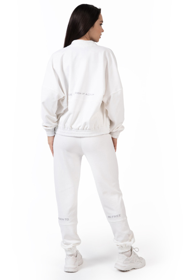 Women's Freever NF 5513-5913 white tracksuit, Фото №8- freever.ua