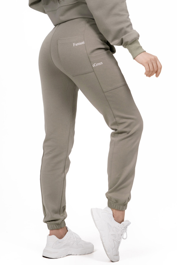 Damen-Trainingsanzug Freever NF 5519-5919 khaki, Фото №7- freever.ua