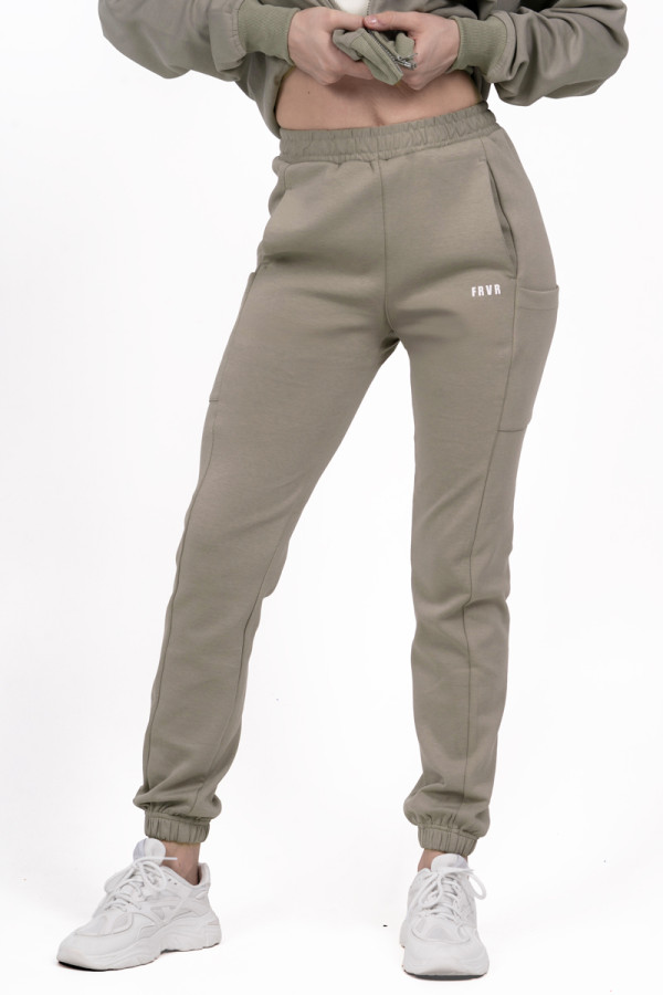Womens sports pants Freever NF 5919 khaki