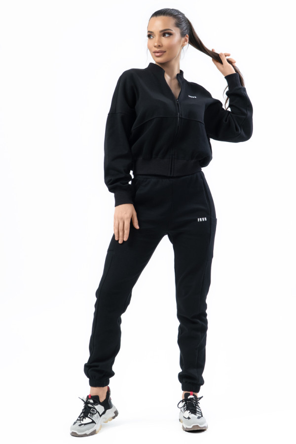 Damen-Trainingsanzug Freever NF 5519-5919 schwarz - freever.ua