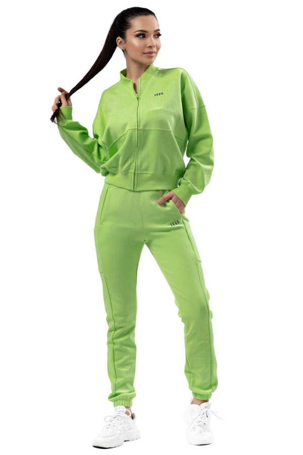Damen-Trainingsanzug Freever NF 5519-5919 in Hellgrün - freever.ua