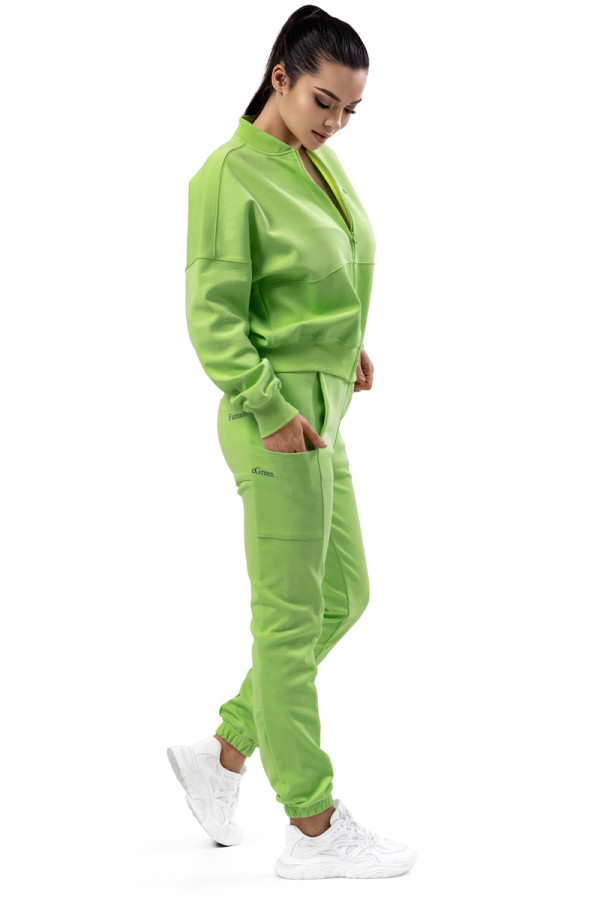 Womens sports tracksuit Freever NF 5519-5919 light green, Фото №6- freever.ua