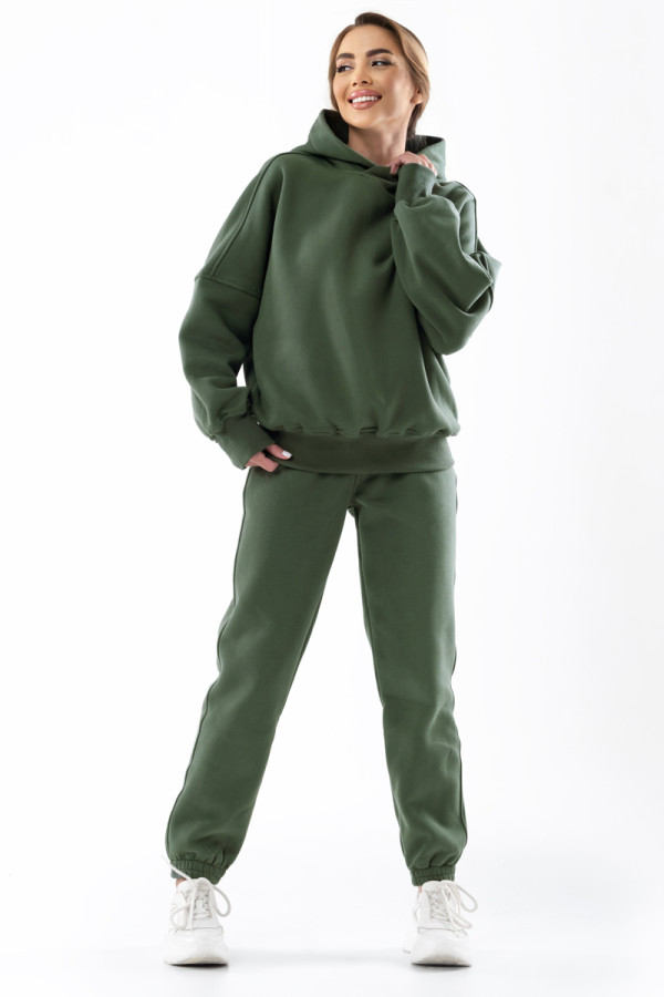 Women's tracksuit Freever AF 5613 khaki, Фото №2- freever.ua