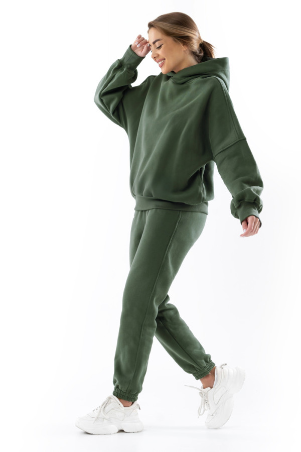 Women's tracksuit Freever AF 5613 khaki, Фото №4- freever.ua