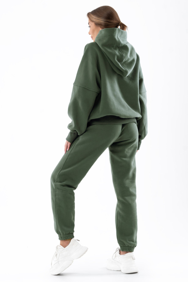 Women's tracksuit Freever AF 5613 khaki, Фото №4- freever.ua