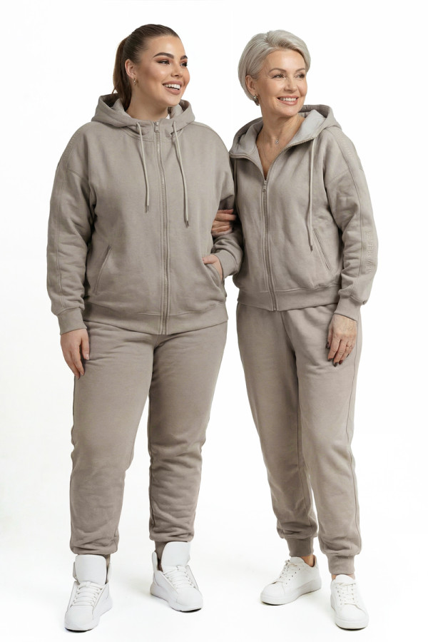 Damen-Trainingsanzug Freever NF 5619 beige