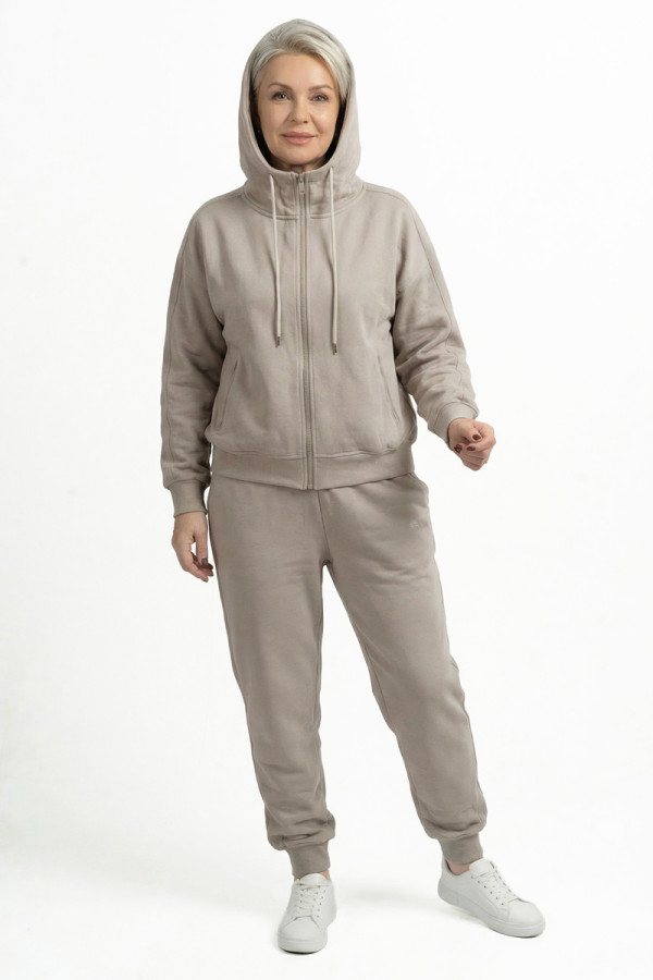 Damen-Trainingsanzug Freever NF 5619 beige, Фото №2- freever.ua