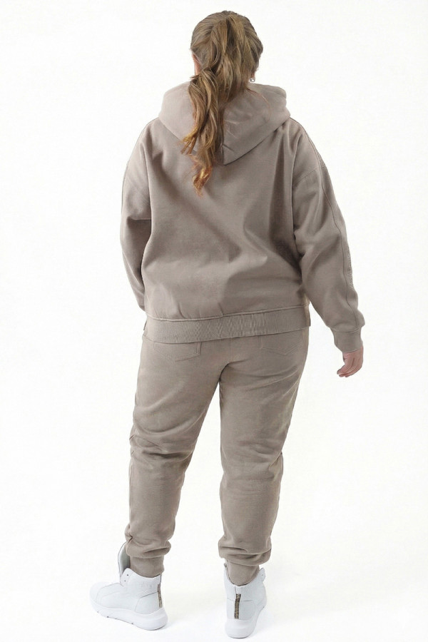 Damen-Trainingsanzug Freever NF 5619 beige, Фото №9- freever.ua