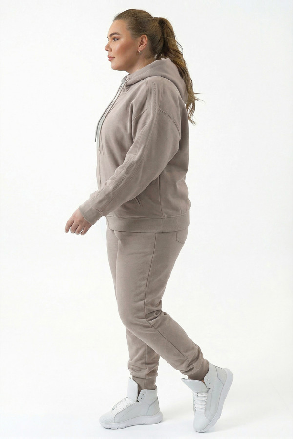 Damen-Trainingsanzug Freever NF 5619 beige, Фото №7- freever.ua