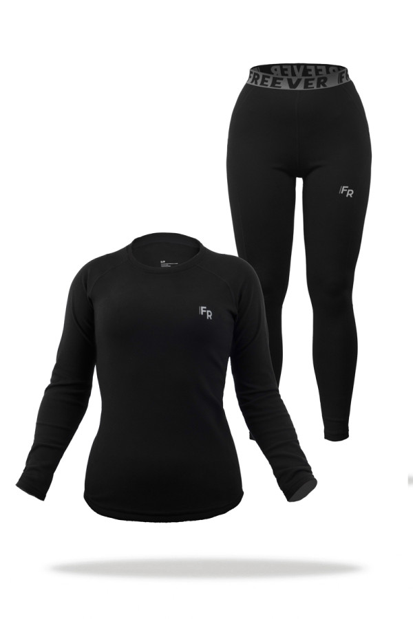 Thermal underwear for women (set) Freever UF5716 black, Фото №2- freever.ua