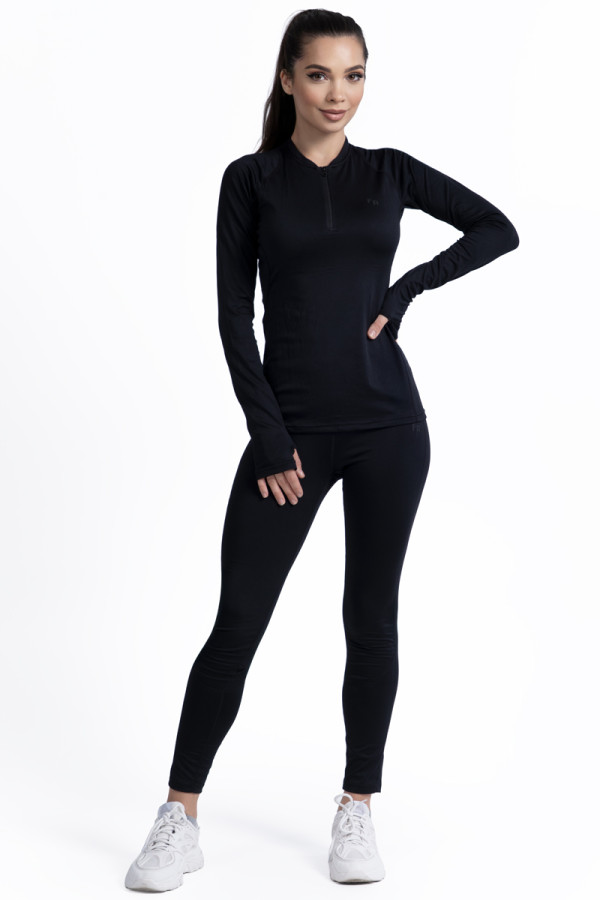 Thermal underwear for women (set) Freever NF 5718 black, Фото №2- freever.ua