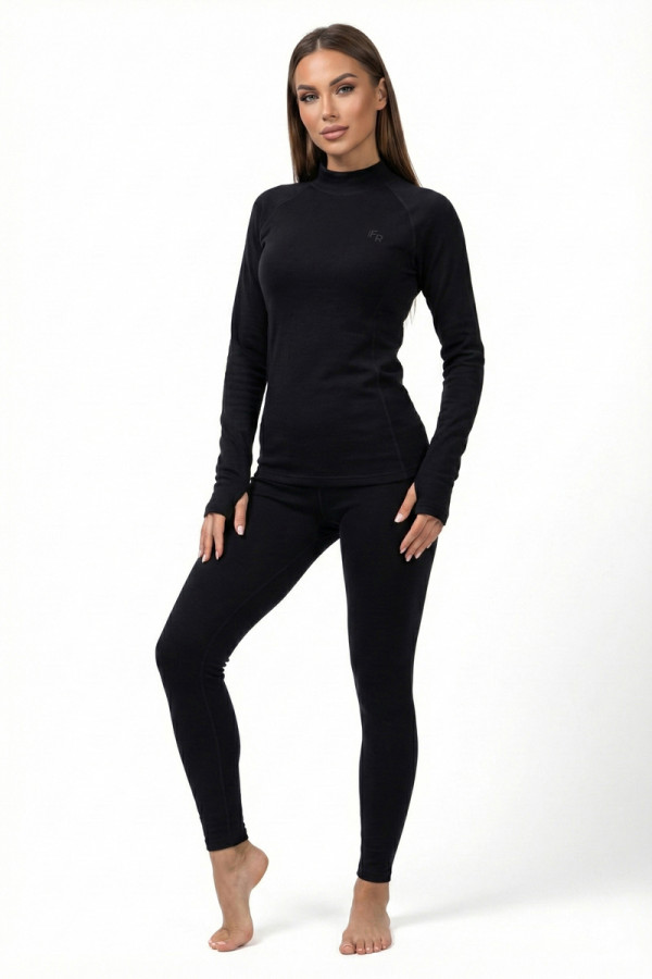Womens thermal underwear (set) Freever NF 5720 black