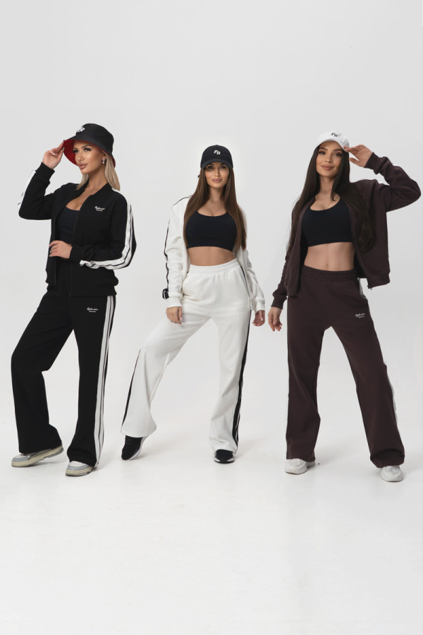 Damen-Trainingsanzug Freever NF 5721 schwarz, Фото №9- freever.ua