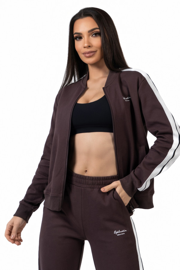 Damen-Trainingsanzug Freever NF 5721 braun, Фото №2- freever.ua