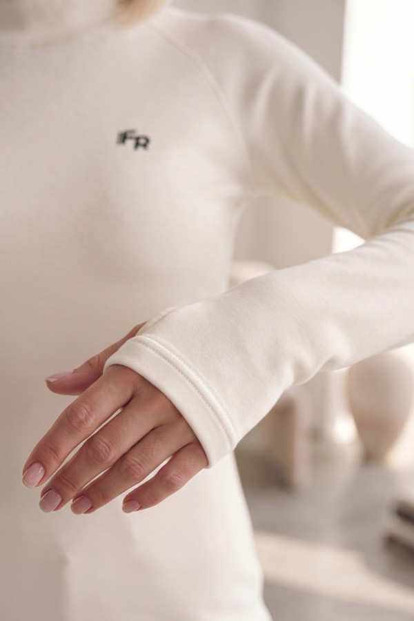 Women's thermal underwear set Freever JF 5730 milk, Фото №5- freever.ua