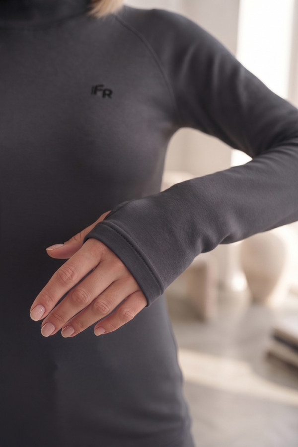 Women's thermal underwear set Freever JF 5730 gray, Фото №3- freever.ua