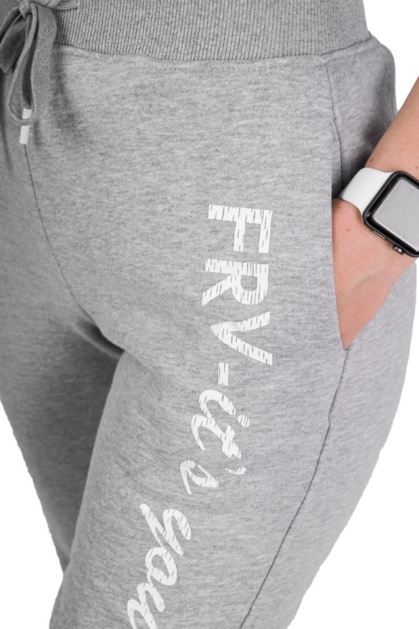 Women's sports pants Freever WF 5819 gray, Фото №4- freever.ua