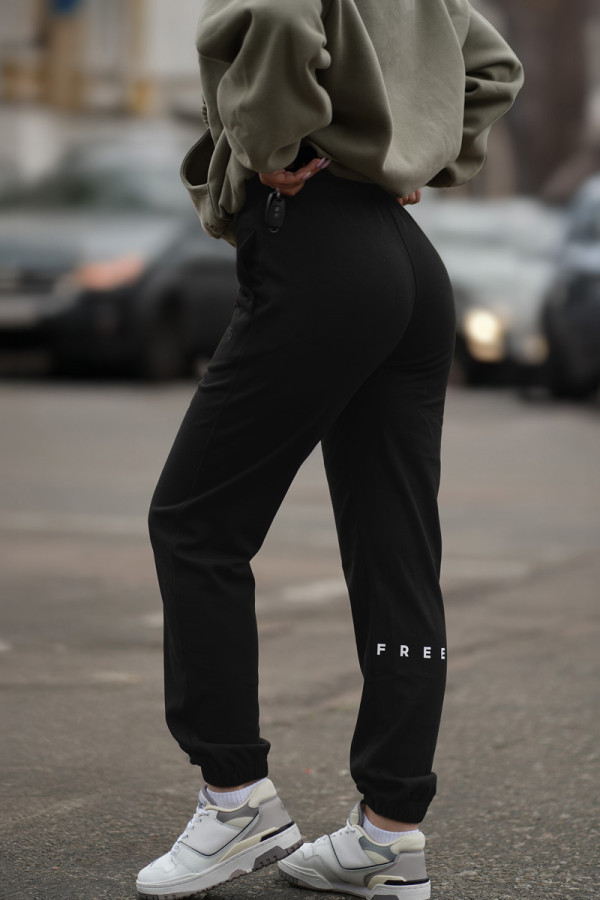 Women's sports pants Freever UF 5822 black, Фото №6- freever.ua