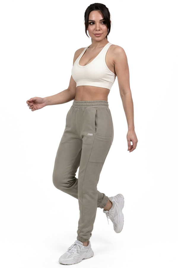 Damen-Sporthose Freever NF 5919 khaki, Фото №4- freever.ua