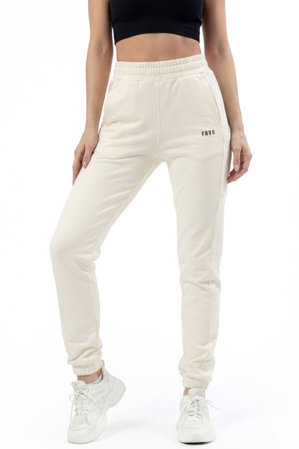 Womens sports pants Freever NF 5919 ivory