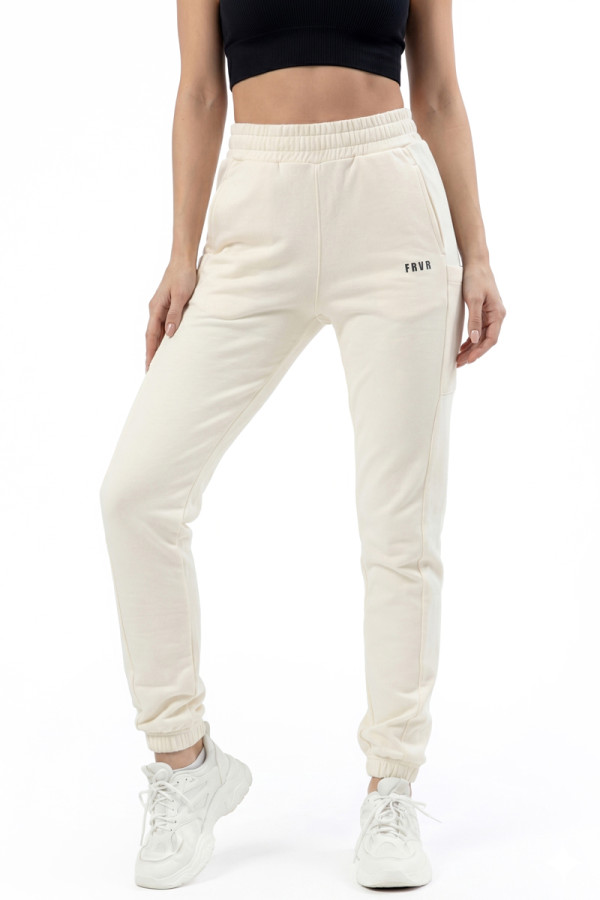 Womens sports pants Freever NF 5919 ivory