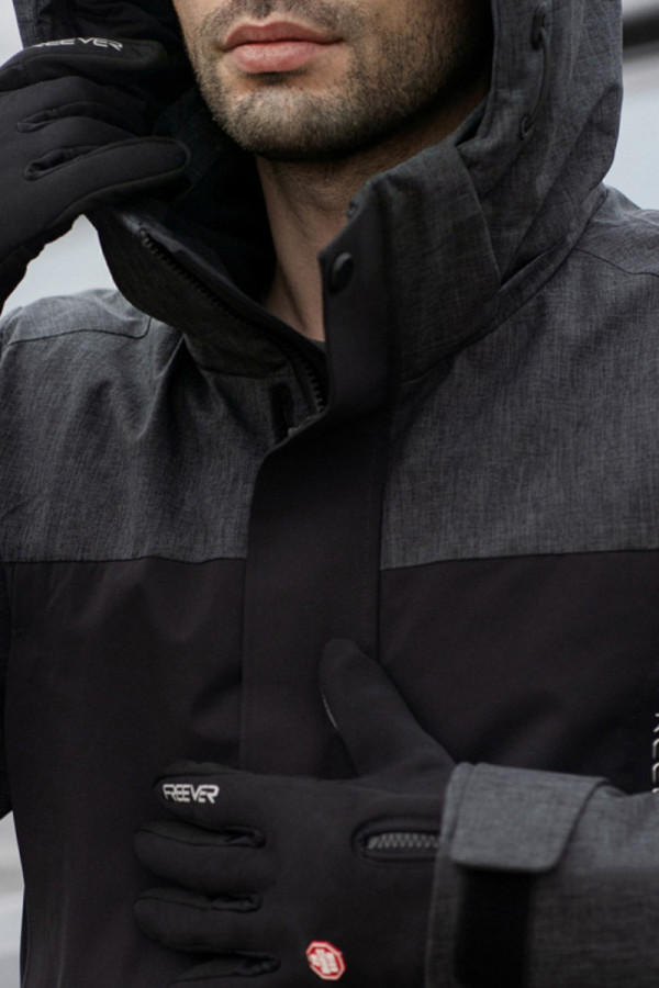 Softshell gloves Freever UF 608 black, Фото №3- freever.ua