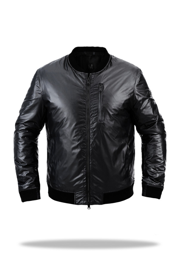 Men's Bomber Jacket Freever SF 70392 Black, Фото №2- freever.ua