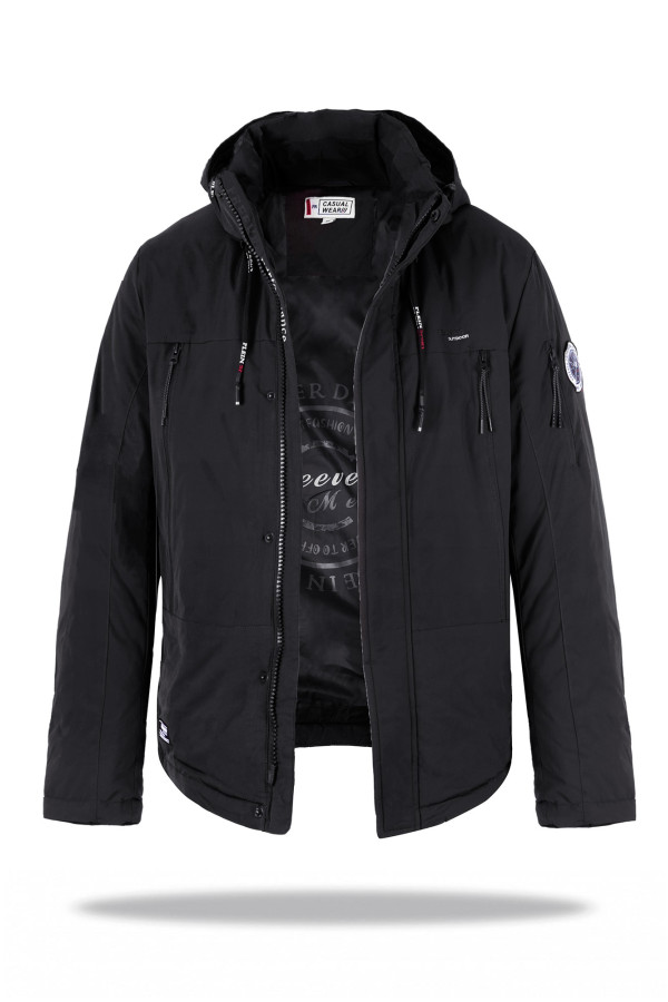 Demi-season jacket for men Freever WF 70559 black, Фото №2- freever.ua