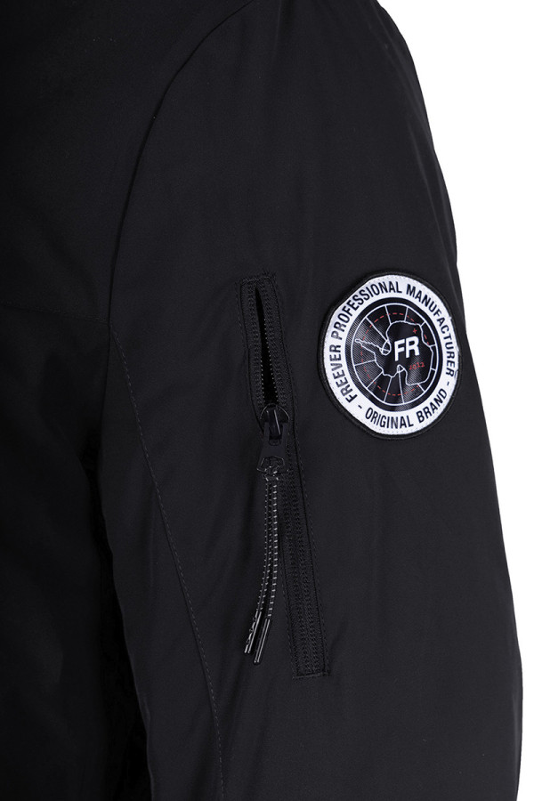 Demi-season jacket for men Freever WF 70559 black, Фото №6- freever.ua