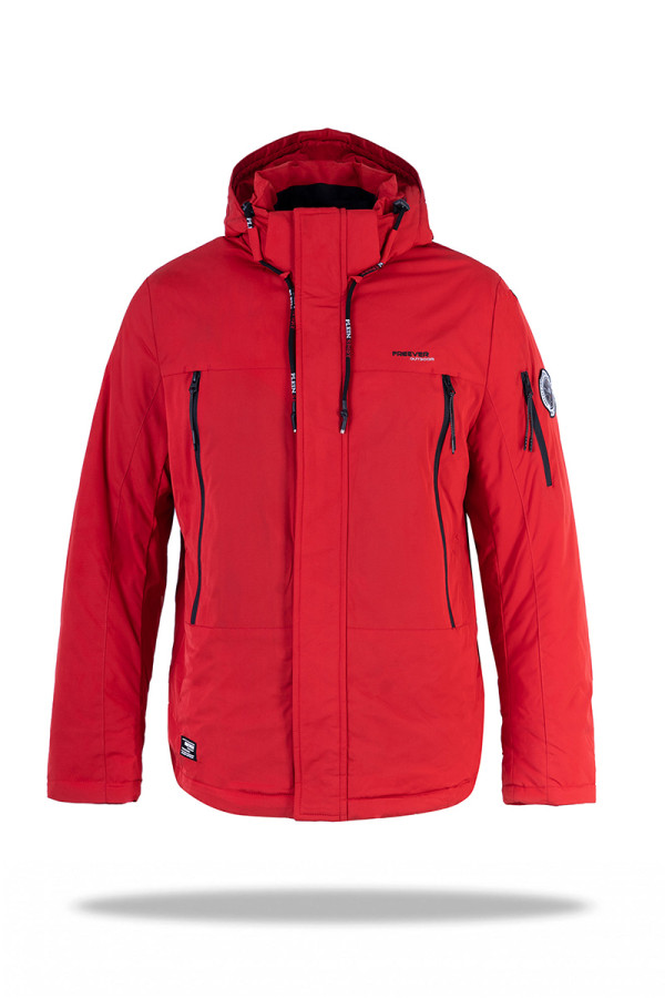 Demi-season jacket for men Freever WF 70559 red, Фото №2- freever.ua