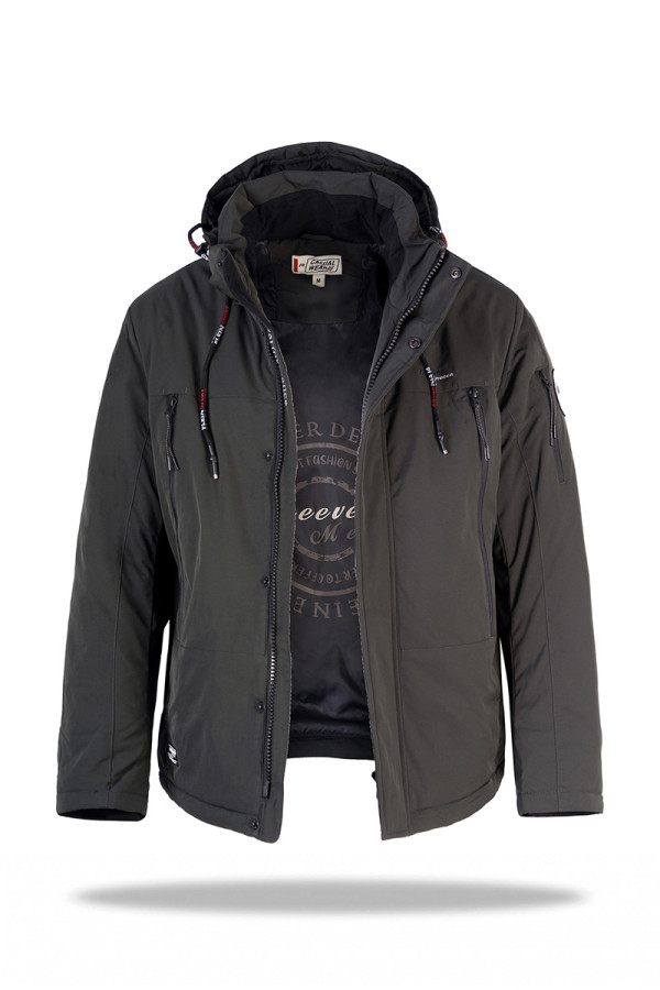 Demi-season jacket for men Freever WF 70559 khaki, Фото №2- freever.ua