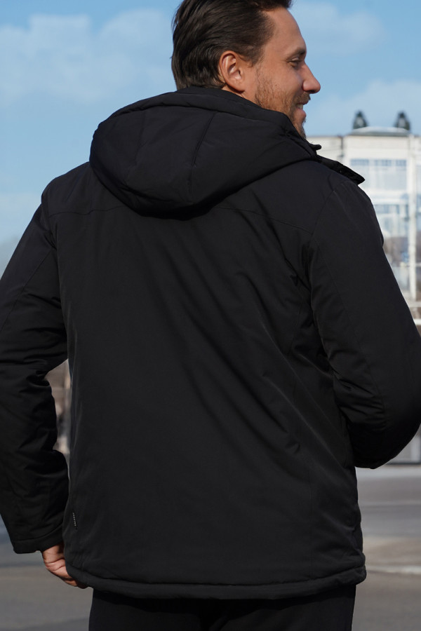 Demi-season jacket for men Freever WF 70559 black, Фото №3- freever.ua