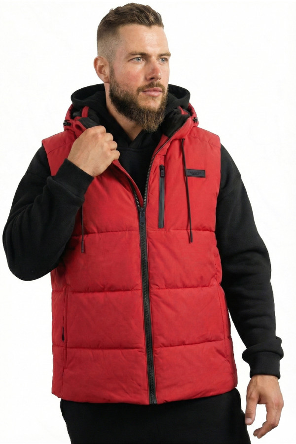 Herrenweste Freever WF 70635 rot