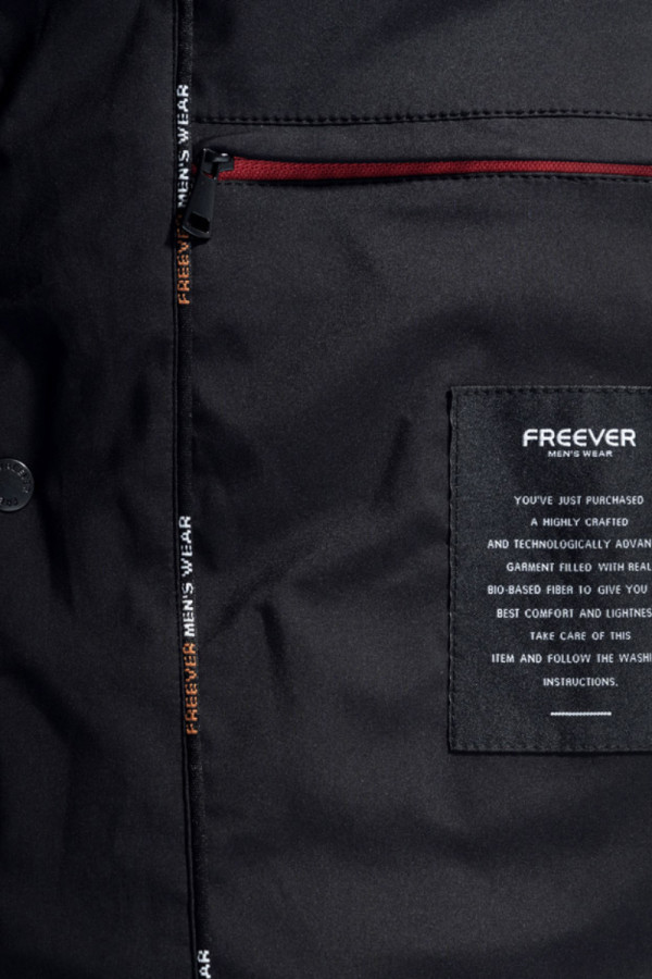 Winter jacket men's (batal) Freever UF 70806 black, Фото №8- freever.ua